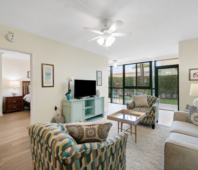 Interior of an upscale apartment at The Waterford in Juno Beach, FL